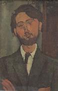 Amedeo Modigliani Zborowski (mk38) oil on canvas